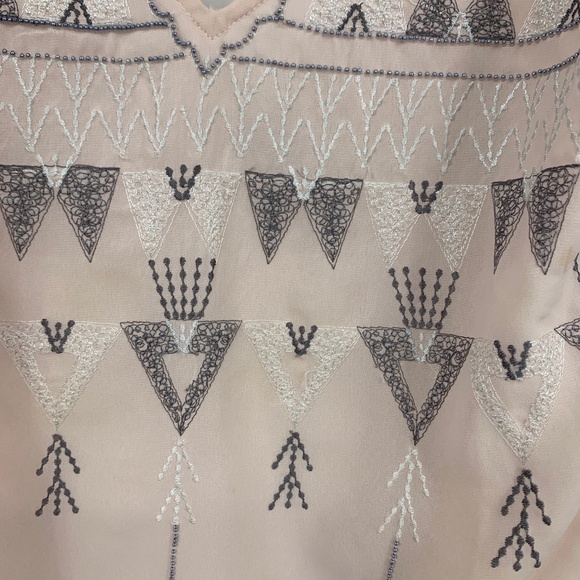 Free People XS‎ Dress Shift Frances Bean Pink Rose - Picture 6 of 8